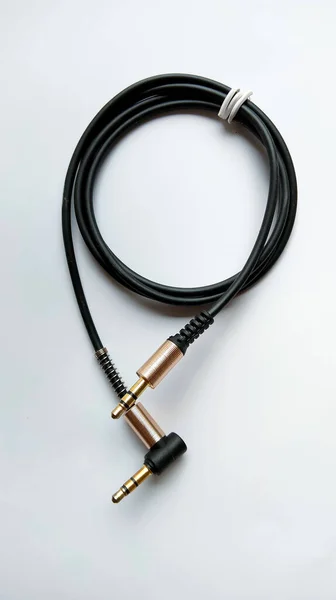 Audio Kabel Jack 5Mm Splitter Pole 5Mm Audio Sluchátka Sluchátka — Stock fotografie