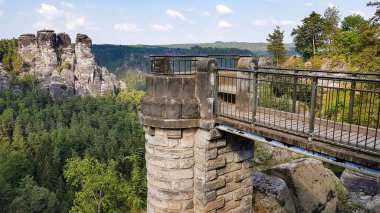 Bastei Köprüsü, Saksonya, Almanya