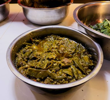 Padang Mutfak Restoranı 'nın menülerinden biri.