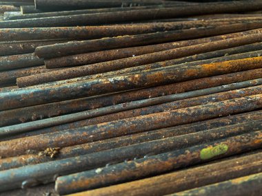 endüstriyel arka plan için çelik boru