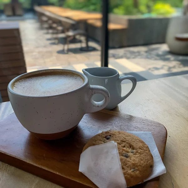 Cappucinno Gemaakt Van Geselecteerde Arabica Koffie — Stockfoto