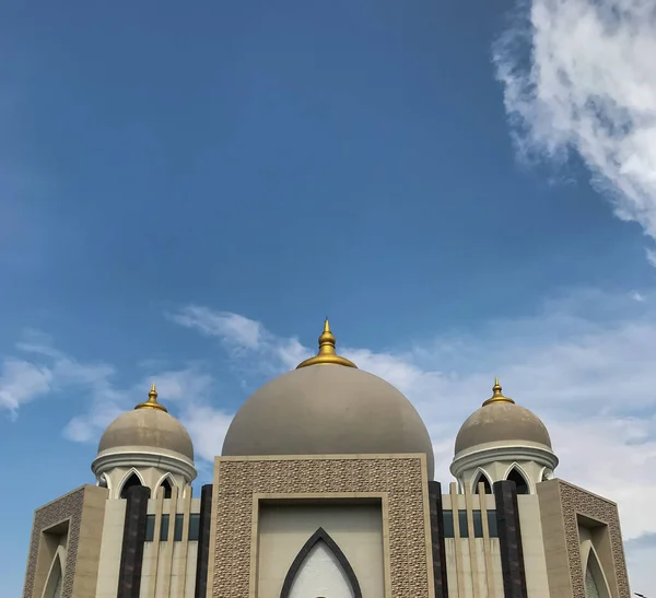 Grande Mesquita Céu Azul — Fotografia de Stock