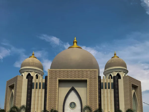 Grande Mesquita Céu Azul — Fotografia de Stock