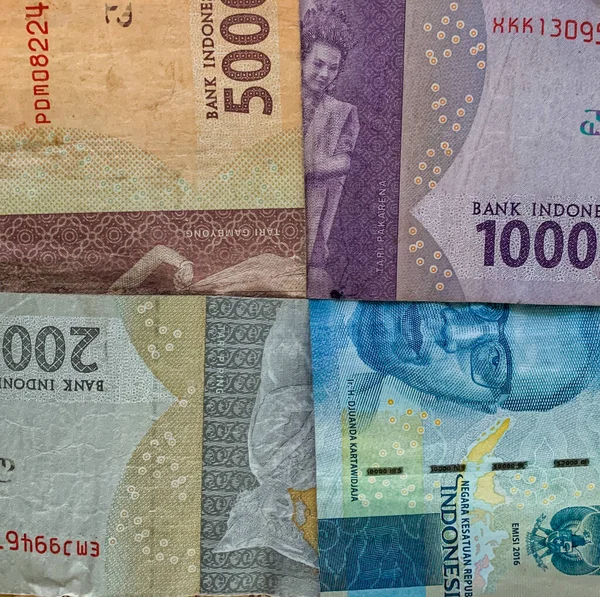 000卢比 000卢比 000卢比和5万卢比的鲁皮亚面额 — 图库照片