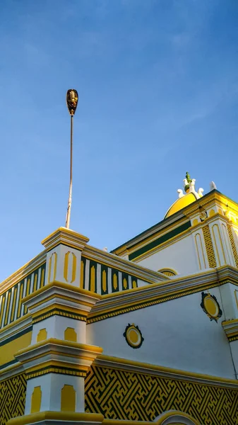 Boven Moskee Ziet Helder Uit Bij Masjid Jamik Sumenep Oost — Stockfoto