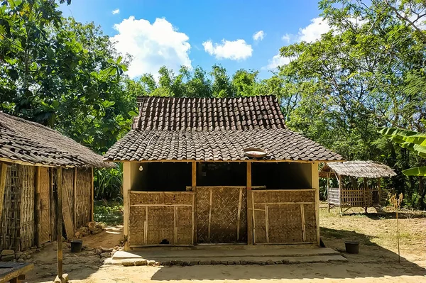 Rumah Rumah Tradisional Kepulauan Sapeken Kabupaten Sumenep Jawa Timur — Stok Foto
