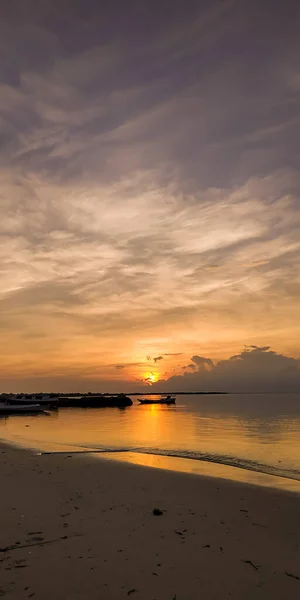 Красивий Захід Сонця Островах — стокове фото