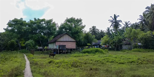 Traditional Houses Sapeken Islands Sumenep Regency East Java — Stock Photo, Image