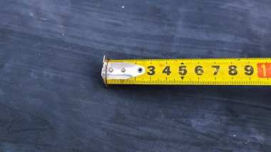 meter measuring tool with yellow color