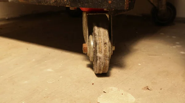 Refrigerator Stand Wheel Rusty Still Works Well — Photo