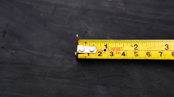 Meter Measuring Tool Yellow Color — Photo