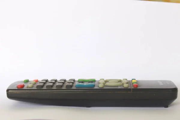 Телевизионный Контроллер Пульт Белом Фоне — стоковое фото