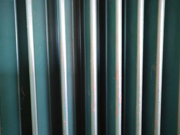 Metal Steel Fence Texture Natural Background — Stock Fotó