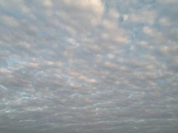 Blue Sky Clouds Beach — ストック写真