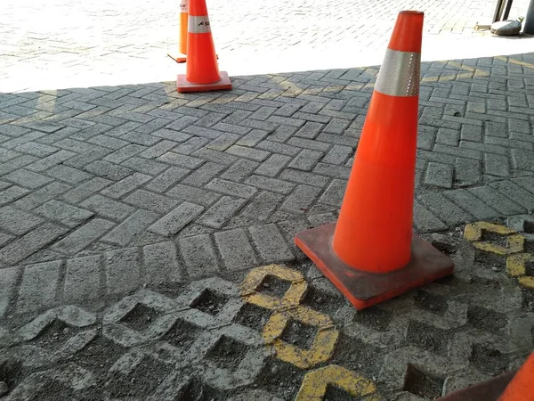 Pedestrian Crossing Road Construction — 图库照片