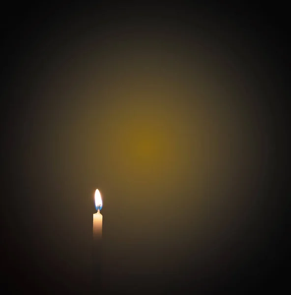 Velas Foram Acesas Escuridão Para Realizar Alguns Rituais Como Luz — Fotografia de Stock