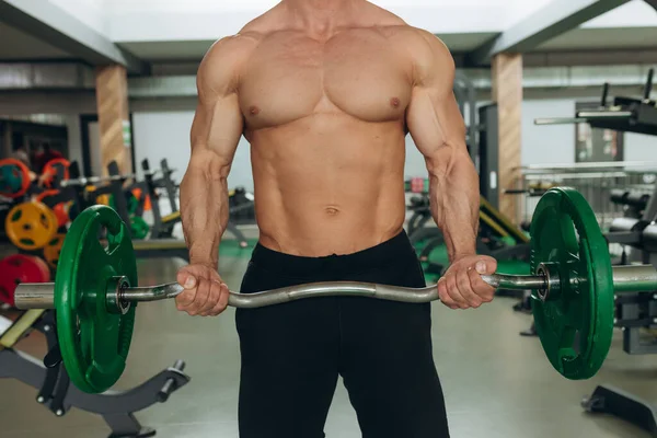 Bodybuilders Abdominal Muscles Concept Sport Activity Healthy Lifestyle — Stock fotografie