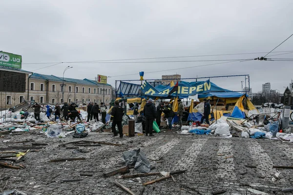 Ukraine Kharkiv Martie 2022 Vedere Centrului Ruinat Orașului Harkiv Invazia — Fotografie de stoc gratuită