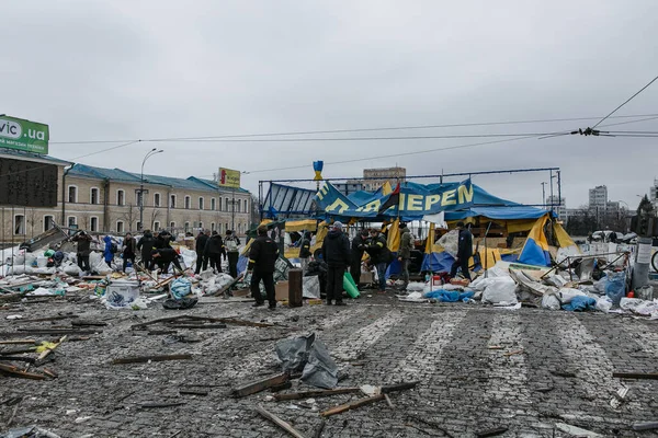 Ukraine Kharkiv March 2022 View Ruined City Center Kharkiv Russia Royalty Free Stock Photos