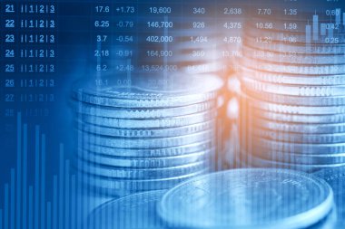 Borsa finans sektörü, ekonomi eğilimi dijital teknoloji.