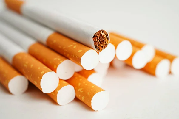 Cigarette Roll Tobacco Paper Filter Tube Smoking Concept Stock Photo