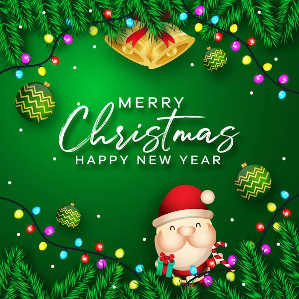 Gerçekçi bir şekilde Noel arkaplan tasarımı