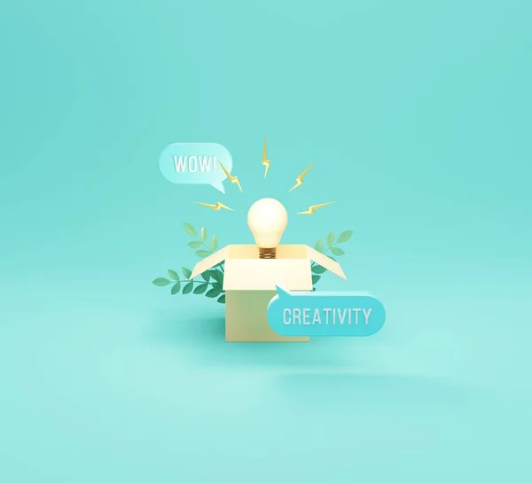 Idee Oder Innovation Illustration Kreative Idee — Stockfoto