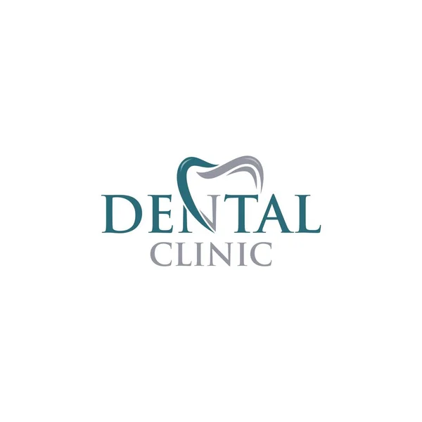 Сучасний Унікальний Простий Технічний Логотип Відмітки Зуба Стоматолога Ортодонтії Бренду — стокове фото
