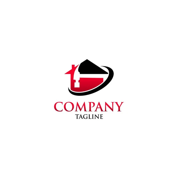 Logo Parfait Pour Les Entreprises Liées Réparation Maison Bricoleur Construction — Image vectorielle