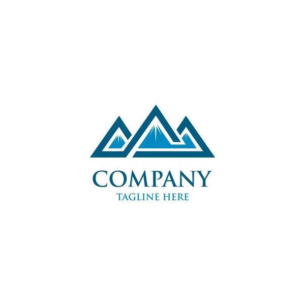 Logotipos Montanha Modernos Também São Únicos Perfeitos Para Construção Negócios — Vetor de Stock