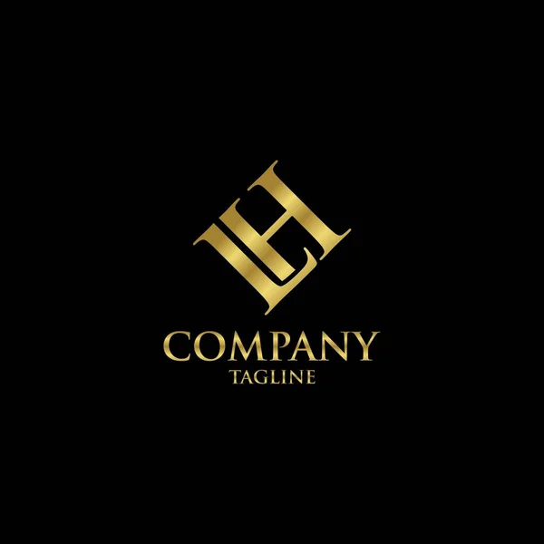 Lettre Luxe Logo Design Logo Est Idéal Pour Tous Les — Image vectorielle