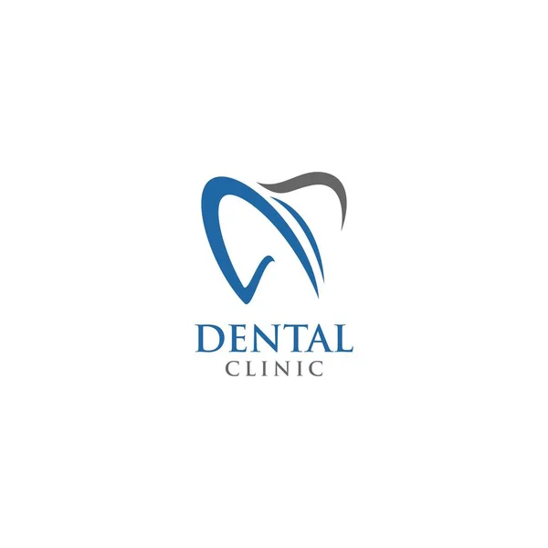 Letter Dentes Logo Moderno Único Simples Techie Lettermark Logotipo Dente — Vetor de Stock