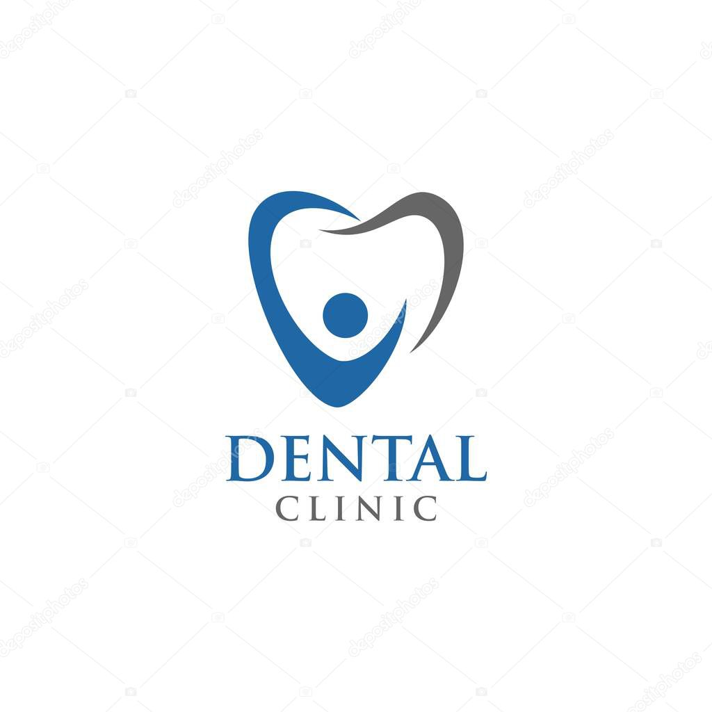 Human Teeth Logo; Modern, unique, simple and techie lettermark tooth logo for dentist, orthodontics and toothpaste brand. Conveys sleek, cool, stylish and professional services.
