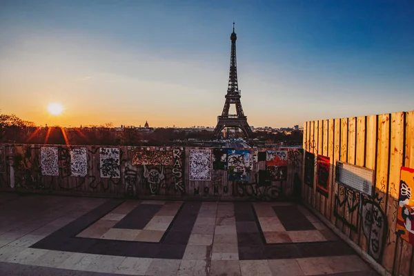 Paris 'te günbatımı Fransa