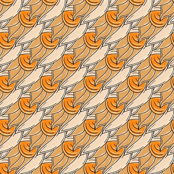 Seamless Pattern Tropical Fruits Illustration Hand Draw Style Physalis Can — Vector de stock