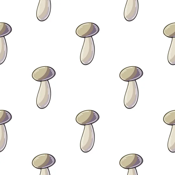 Illustration Hand Draw Style Honey Mushrooms Seamless Pattern Kitchen Restaurant — Stock vektor