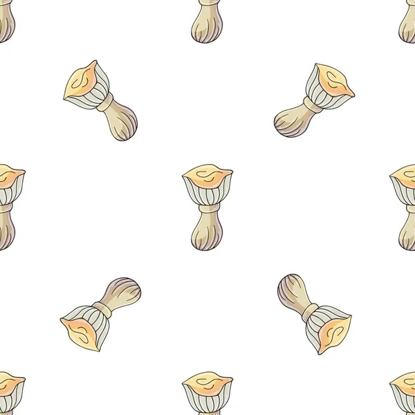 Seamless Pattern Forest Mushrooms Fairy Mushroom Illustration Hand Draw Style — Vector de stock