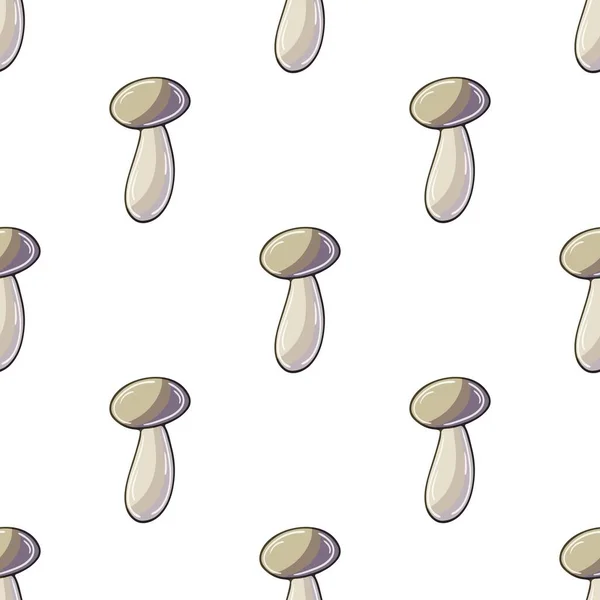 Illustration Hand Draw Style Honey Mushrooms Seamless Pattern Kitchen Restaurant — 스톡 벡터