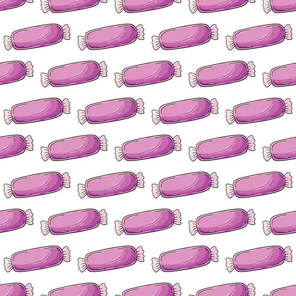 Pink Candy Seamless Pattern Cute Pattern Sweets Print Cloth Design — 图库矢量图片