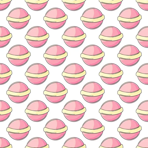 Cute Pattern Sweets Lollipops Seamless Pattern Candies Print — Stockvector