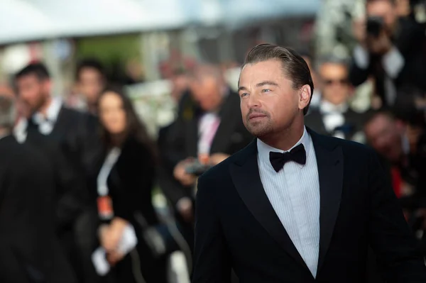 Cannes Frankrike Maj Leonardo Dicaprio Deltar Visningen Once Time Hollywood — Stockfoto