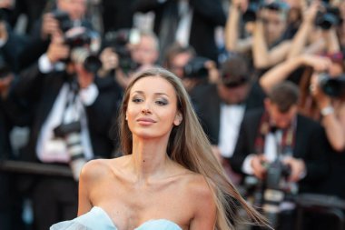 CannES, FRANCE - 17 Mayıs: Aktör Lara Lieto, 70 'inci yıllık Cannes Film Festivali sırasında 