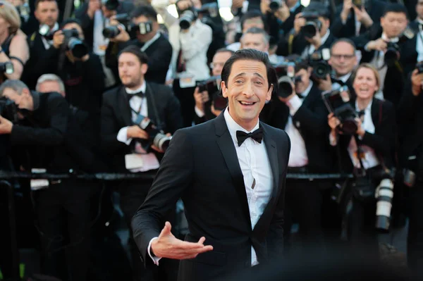 CannES, FRANCE - 17 Mayıs: Aktör Adrien Brody, 70 'inci yıllık Cannes Film Festivali sırasında 
