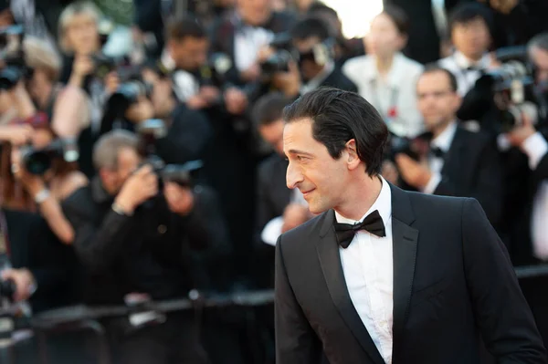 Cannes Francie Května Herec Adrien Brody Rámci Ročníku Filmového Festivalu — Stock fotografie