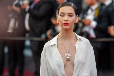 19 Mayıs 2017 'de Amanda Steele, 70. Geleneksel Cannes Film Festivali sırasında 