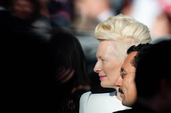 Cannes France Mayıs 2017 Tilda Swinton Yıllık Cannes Film Festivali — Stok fotoğraf