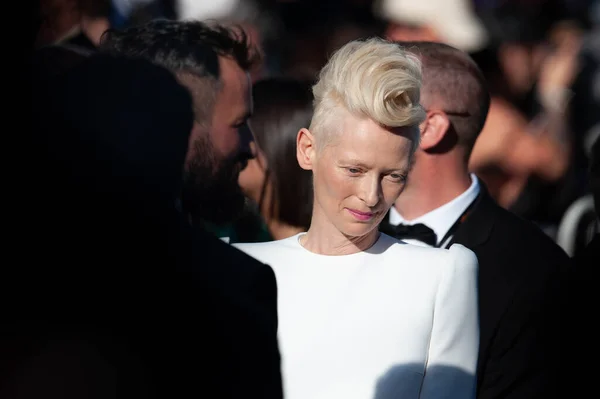 Cannes Francia Mayo 2017 Tilda Swinton Asiste Proyección Okja Durante — Foto de Stock