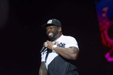 YEREVAN, ARMENYA. Temmuz 01: Curtis Jackson, diğer adıyla 50 Cent 