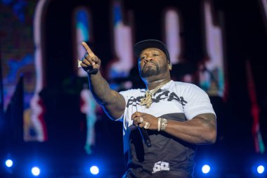 YEREVAN, ARMENYA. Temmuz 01: Curtis Jackson, diğer adıyla 50 Cent 