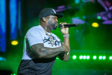 YEREVAN, ARMENYA. Temmuz 01: Curtis Jackson, diğer adıyla 50 Cent 